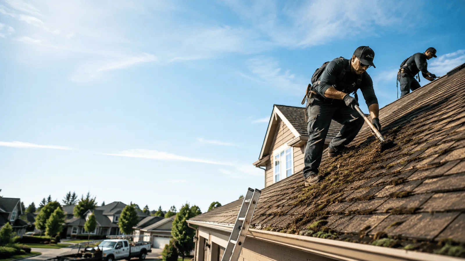 Roof Moss Removal in La Marque, TX near me
